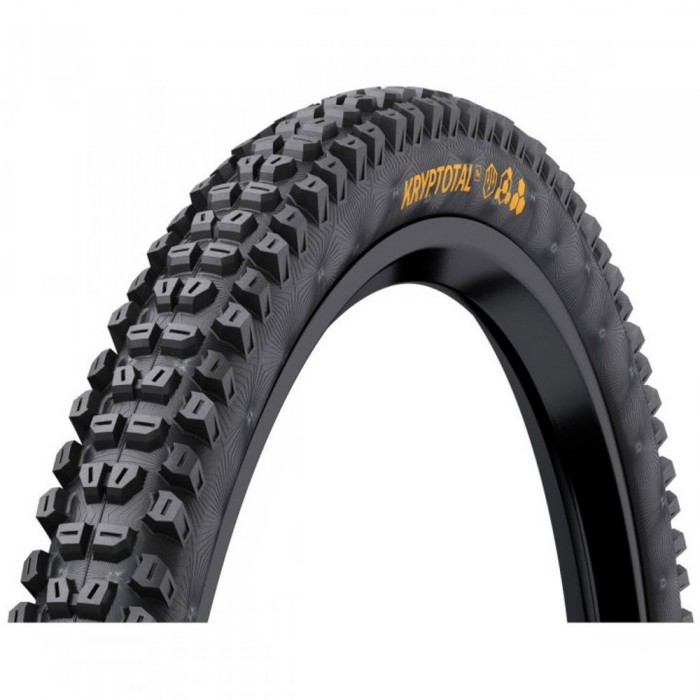 [해외]컨티넨탈 E25 Kryptotal Rear DH Soft Tubeless 27.5´´ x 2.40 MTB 타이어 1140559538 Black