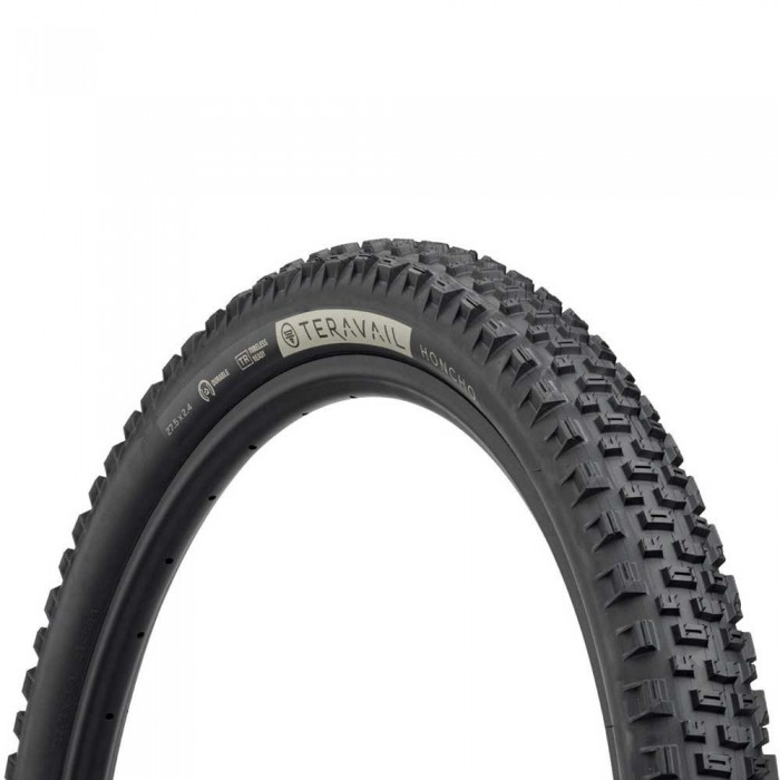 [해외]TERAVAIL Honcho Durable 60 TPI Tubeless 27.5´´ x 2.4 MTB 타이어 1140559953 Black