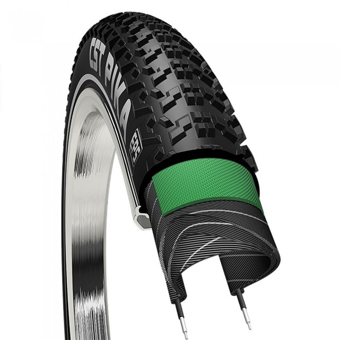 [해외]CST Premium Pika Tubeless 700 x 35 단단한 그래블 타이어 1140560086 Black