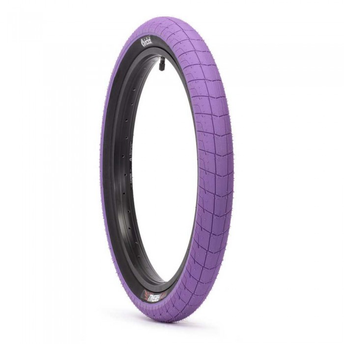 [해외]?CLAT Fireball 60 TPI Anti Puncture 20´´ x 2.30 도시의 견고한 자전거 타이어 1140560598 Purple / Black