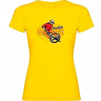 [해외]KRUSKIS 반소매 티셔츠 Freestyle Rider 1140555971 Yellow