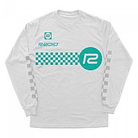 [해외]RADIO RACELINE Checker 긴팔 티셔츠 1140479304 White