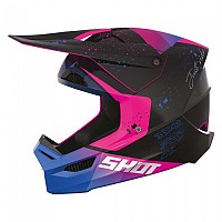 [해외]SHOT Furious Matrix 주니어 오프로드 헬멧 9140278537 Glossy Purple