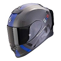 [해외]SCORPION EXO-R1 EVO Carbon AIR MG 풀페이스 헬멧 9140482079 Matt Black / Blue