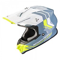 [해외]SCORPION VX-16 EVO AIR Fusion 오프로드 헬멧 9140482093 Blue / Neon Yellow