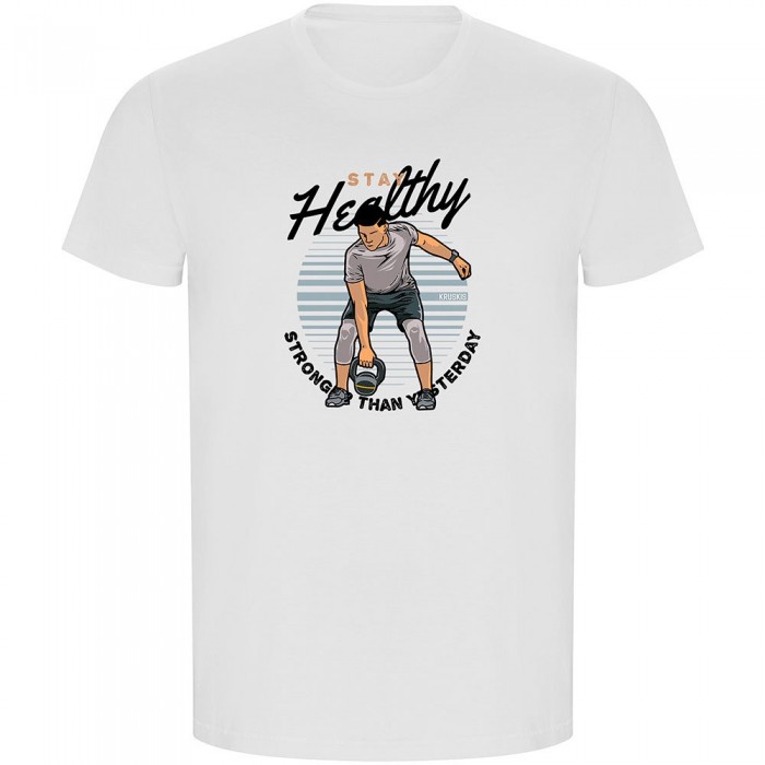 [해외]KRUSKIS Stay Healthy ECO 반팔 티셔츠 7140556619 White