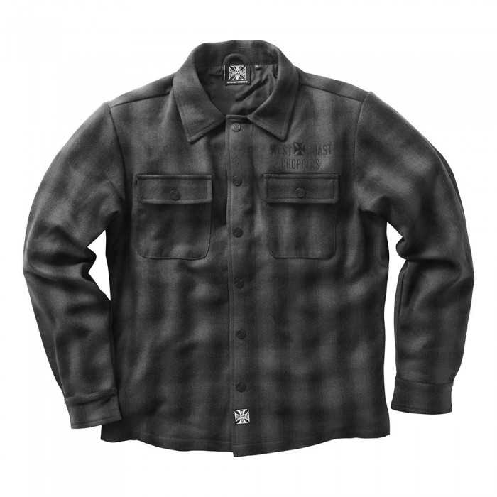 [해외]WEST COAST CHOPPERS Wool Lined Plaid 자켓 9139833430 Grey / Black