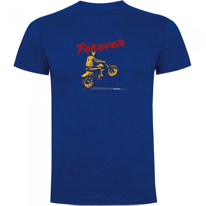 [해외]KRUSKIS Forever Vintage 반팔 티셔츠 9140555937 Royal Blue