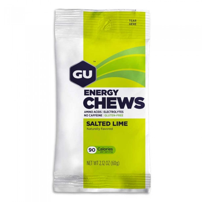 [해외]GU 에너지츄 Energy Chews Salted Lime 12 4139955343 Multicolor