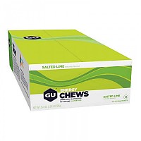 [해외]GU 에너지 츄 Energy Chews Salted Lime 12 12 단위 4139955344 Multicolor