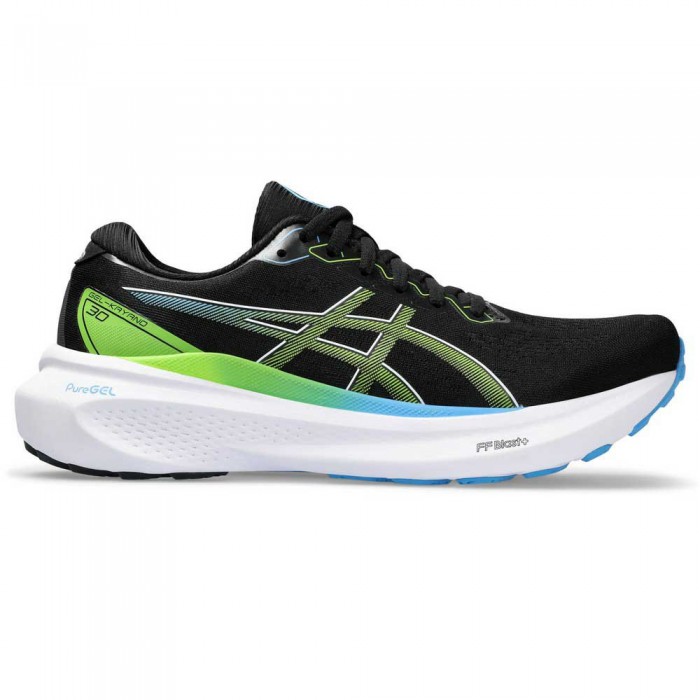 [해외]아식스 Gel-Kayano 30 러닝화 6140479939 Black / Electric Lime