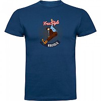 [해외]KRUSKIS Freestyle Rollers 반팔 티셔츠 14140555988 Denim Blue