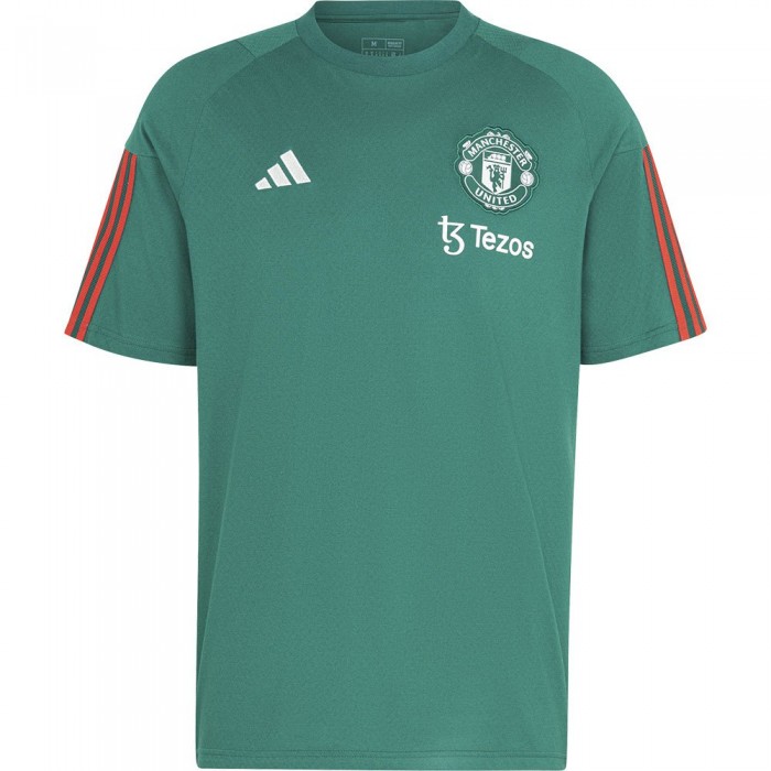 [해외]아디다스 반팔 티셔츠 트레이닝 Manchester United 23/24 3140538800 Collegiate Green / Active Red