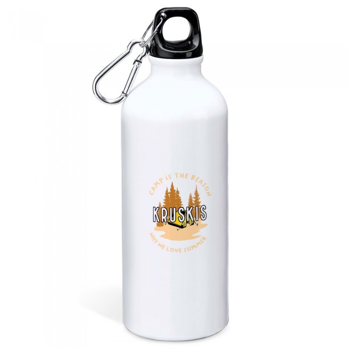 [해외]KRUSKIS Camp Is The Reason 물병 800ml 3140578442 White