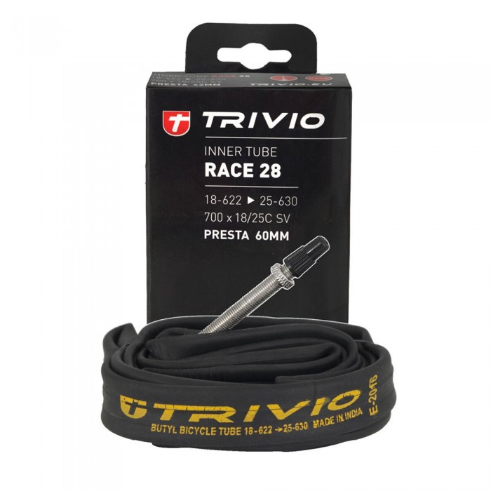 [해외]TRIVIO Road Presta 60mm 내부 튜브 1140576549 Black