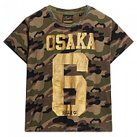 [해외]슈퍼드라이 Osaka 6 Camo 90S 반팔 티셔츠 140424546 Moss Khaki