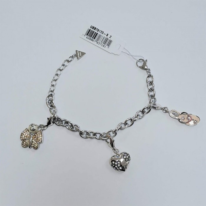 [해외]GUESS 팔찌 Iconic Charm S_2 140586648 Silver