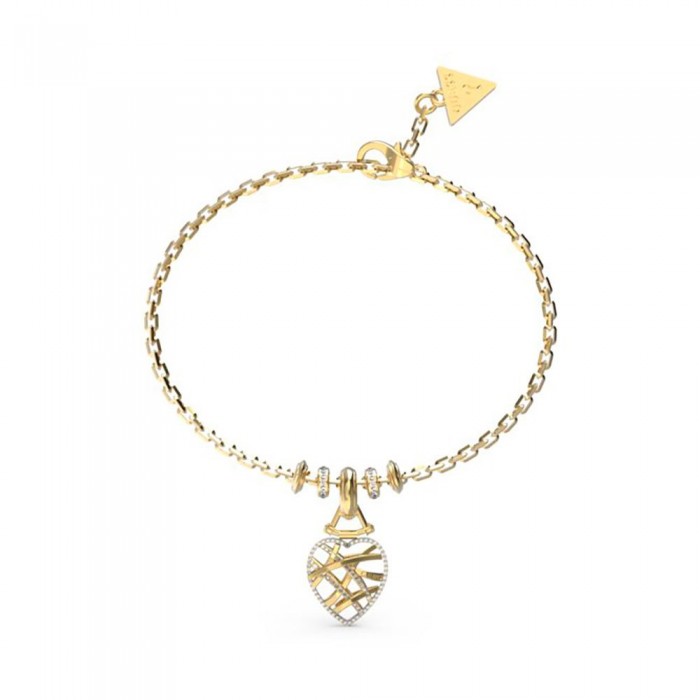 [해외]GUESS 팔찌 JUBB03100 Heart Cage 140586669 Gold