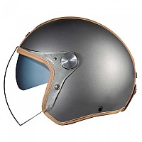 [해외]넥스 X.G30 Groovy 오픈 페이스 헬멧 9140464360 Titanium / Camel