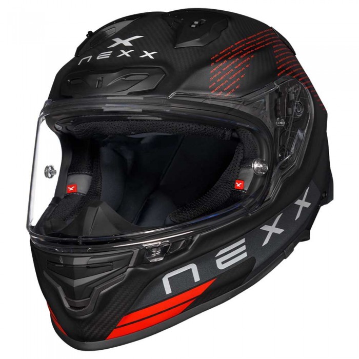 [해외]넥스 X.R3R Pro Fim Evo 풀페이스 헬멧 9140464382 Carbon / Black MT