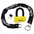 [해외]URBAN SECURITY Chain Lock 120 SRA Loop+UR75 U자물쇠 9140512439 Black / Yellow