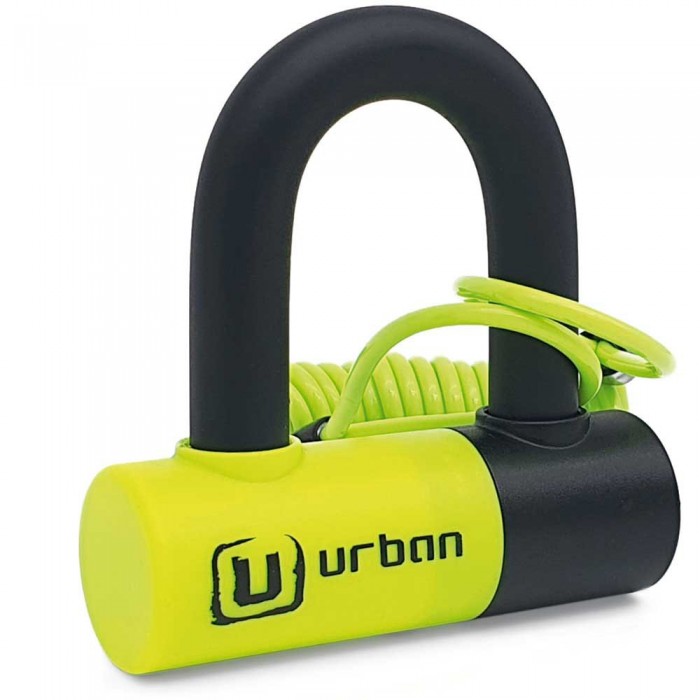 [해외]URBAN SECURITY 미니 UR59 U자물쇠 9140512451 Black / Yellow