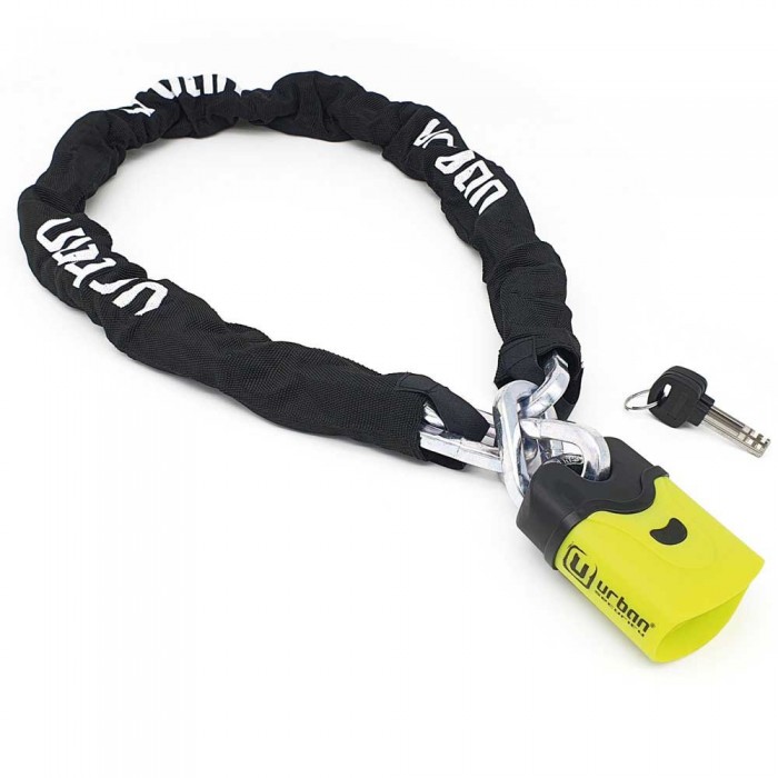 [해외]URBAN SECURITY Padlock U4K+120 체인 자물쇠 9140512455 Black / Yellow