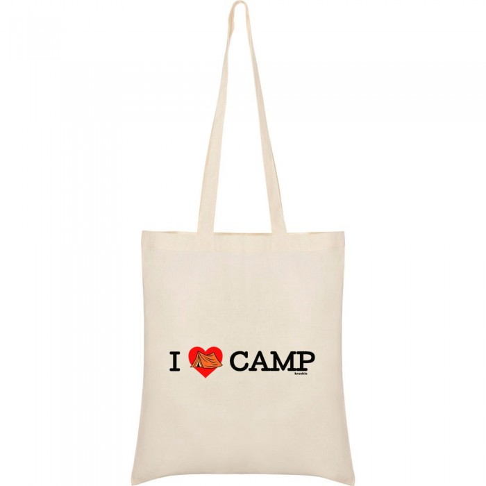 [해외]KRUSKIS I Love Camp 토트백 10L 4140578673 Beige