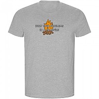 [해외]KRUSKIS Burn Your 프로blems ECO 반팔 티셔츠 4140578246 Heather Grey