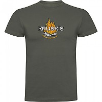 [해외]KRUSKIS Camp Friend 반팔 티셔츠 4140578396 Dark Army Green