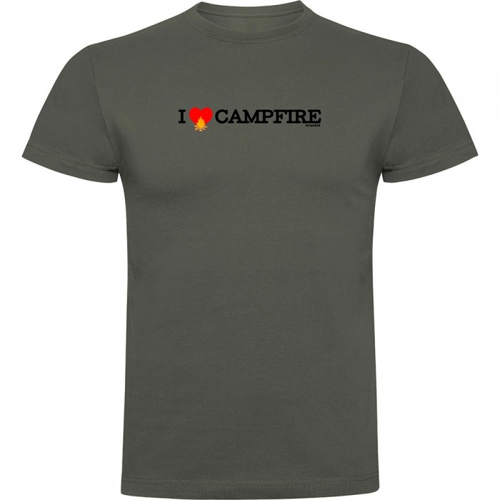 [해외]KRUSKIS I Love Campfire 반팔 티셔츠 4140578686 Dark Army Green