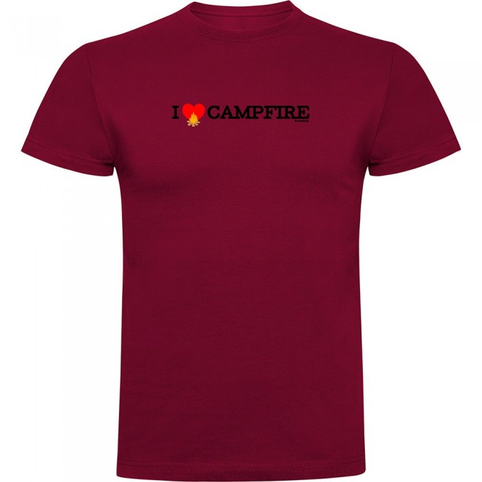 [해외]KRUSKIS I Love Campfire 반팔 티셔츠 4140578688 Dark Red