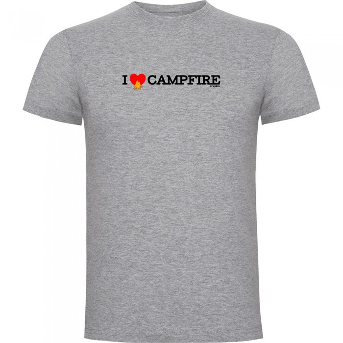 [해외]KRUSKIS I Love Campfire 반팔 티셔츠 4140578691 Heather Grey