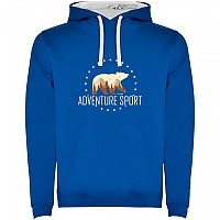 [해외]KRUSKIS Adventure Sport Bicolor 후드티 4140578068 Royal Blue / White