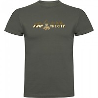 [해외]KRUSKIS Away From City 반팔 티셔츠 4140578106 Dark Army Green