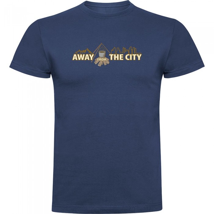 [해외]KRUSKIS Away From City 반팔 티셔츠 4140578109 Denim Blue