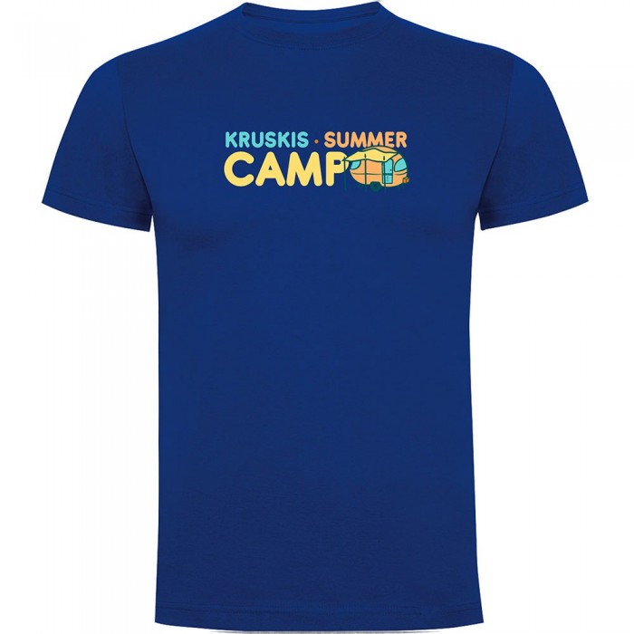 [해외]KRUSKIS 썸머 Camp 반팔 티셔츠 4140578784 Royal Blue