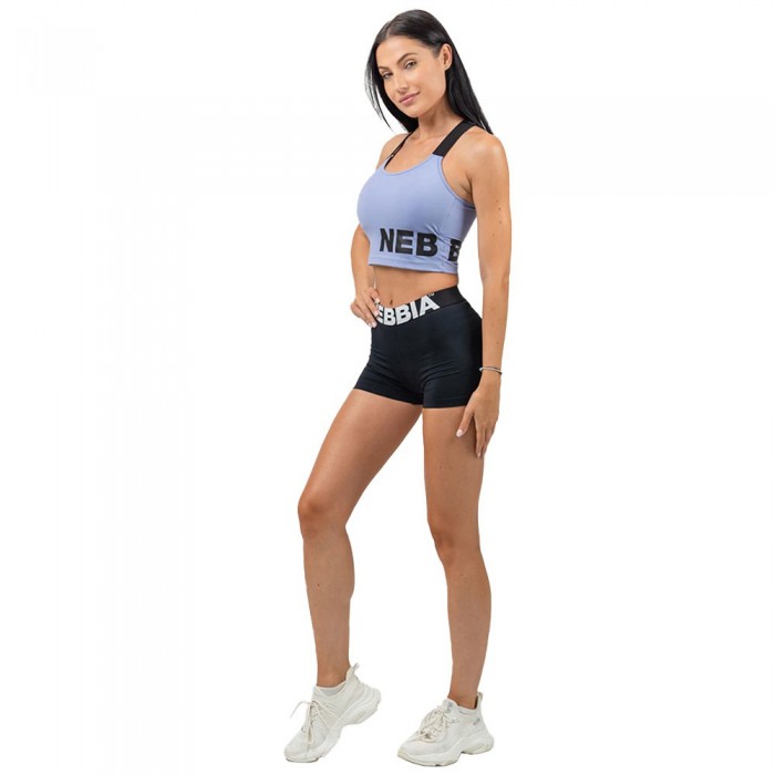 [해외]NEBBIA High Waisted Glute Pump 하이웨스트 쇼츠 레깅스 7140564646 Black