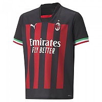 [해외]푸마 반팔 티셔츠 홈 AC Milan 22/23 3139001803 Puma Black / Tango Red