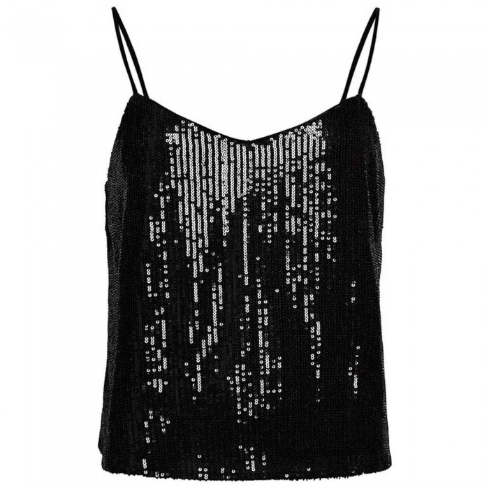 [해외]슈퍼드라이 Sequin Cami 민소매 티셔츠 140439875 Black Sequin