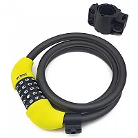 [해외]URBAN SECURITY 케이블 잠금 장치 UR454M 9140512737 Black / Yellow