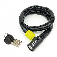 [해외]URBAN SECURITY 케이블 잠금 장치 UR5200 Duoflex 9140512745 Black / Yellow