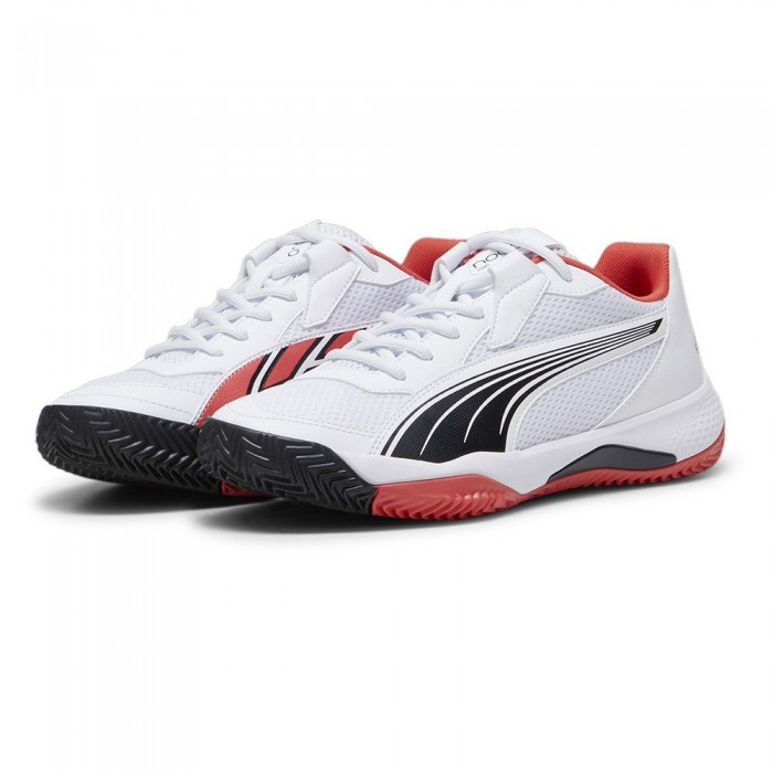 [해외]푸마 Nova all court 신발 12140377954 White / Black / Active Red