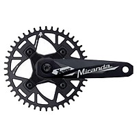 [해외]MIRANDA 크랭크셋 Modular MRTB Chainflow 3D 4B 104 BCD 1140522330 Black