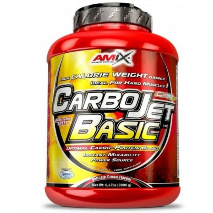 [해외]AMIX 카보젯 머슬 게이너 스트로베리 Basic 3kg 6139114300 Uncolor