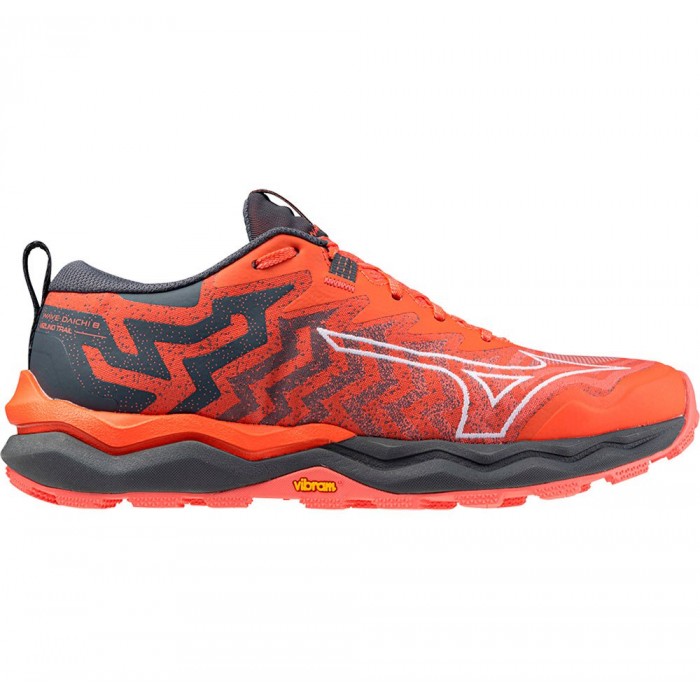 [해외]미즈노 Wave Daichi 8 트레일 러닝화 4140433790 Hot Coral / White / Turbulence