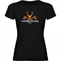 [해외]KRUSKIS Camping Season 반팔 티셔츠 4140613648 Black