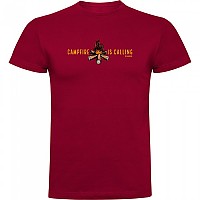 [해외]KRUSKIS 반소매 티셔츠 Campfire Is Calling 4140613594 Dark Red