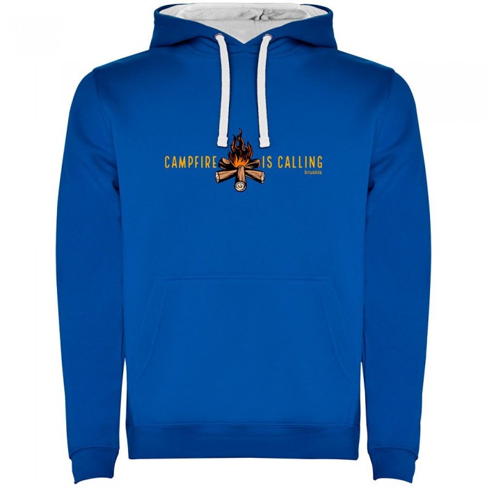 [해외]KRUSKIS Campfire Is Calling Two-Colour 후드티 4140613611 Royal Blue / White