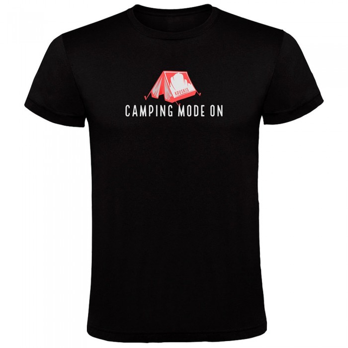 [해외]KRUSKIS Camping Mode On 반팔 티셔츠 4140613619 Black